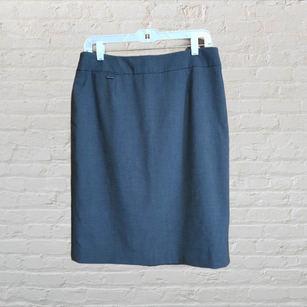 CALVIN KLEIN grey work pencil skirt